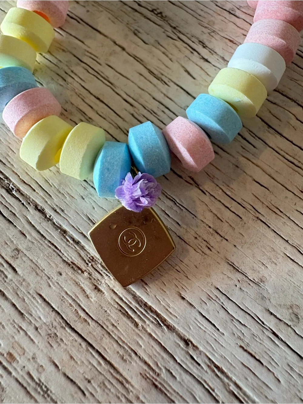 BN!! Authentic Chanel Charm custom “Candyland” necklace
